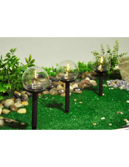 Lampa solarna kula ozdobna 10x34.5cm