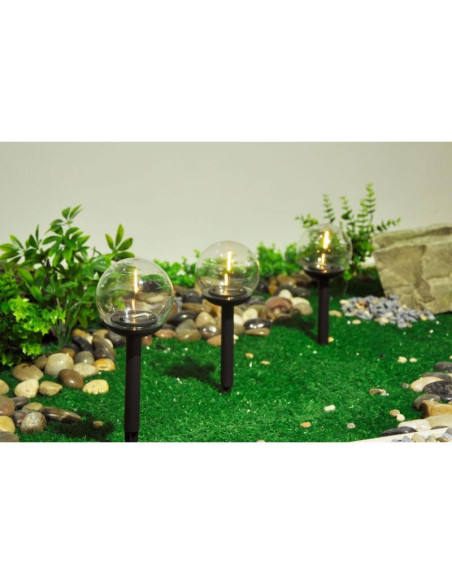 Lampa solarna kula ozdobna 10x34.5cm