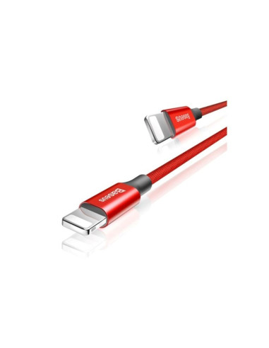 Kabel baseus yiven calyw-a09 (usb 2.0 - lightning   1,8m  kolor czerwony)