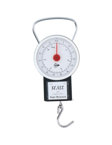 Waga turystyczna z miarką max 32 kg dunlop
