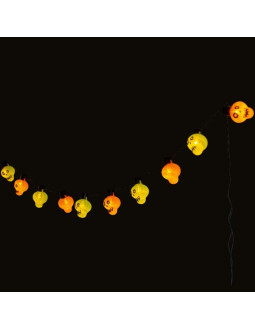 Girlanda halloween czaszki 10led 2