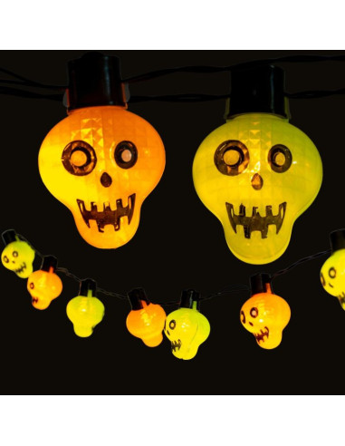 Girlanda halloween czaszki 10led