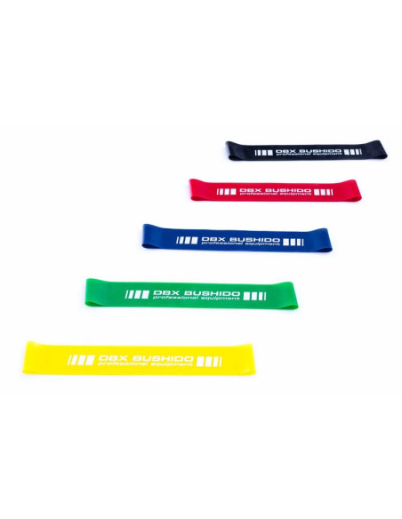 Power band mini  - guma treningowa do ćwiczeń mobility żółta  5-7 kg