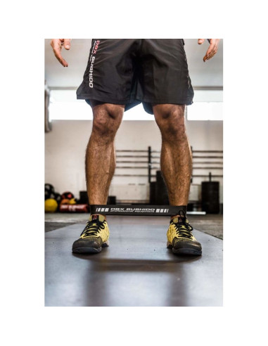 Power band mini  - guma treningowa do ćwiczeń mobility żółta  5-7 kg