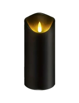 Świeca dekoracyjna 70x90mm led wosk black 2