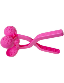 Śnieżkomat snowball do robienia kulek śnieżnych podwójny różowy 1064550 2