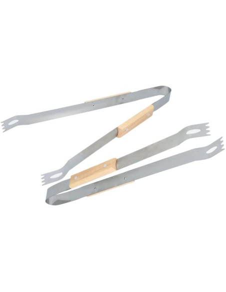 Szczypce do grilla z drewnianą rączką