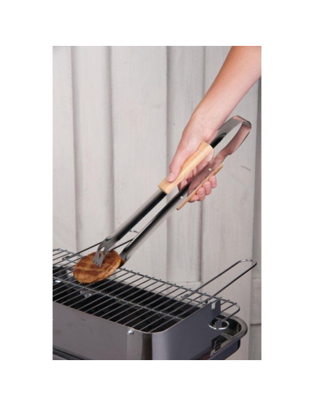 Szczypce do grilla z drewnianą rączką