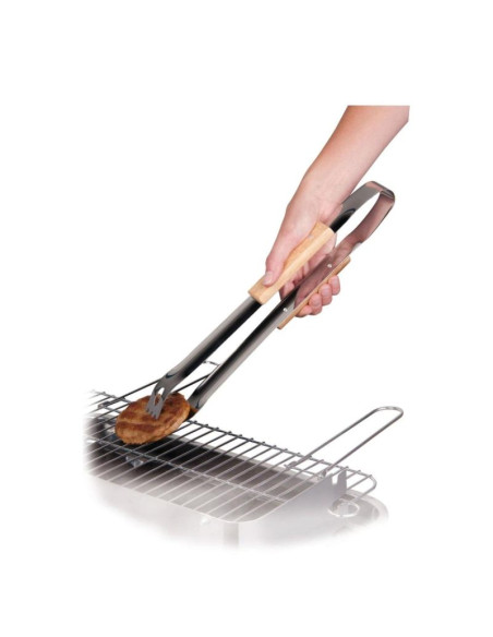 Szczypce do grilla z drewnianą rączką