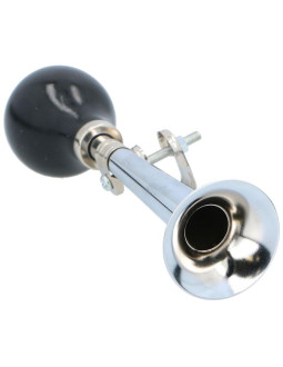 Trąbka klakson rowerowy chrom 21cm dunlop 2