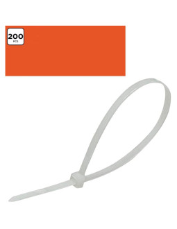 Opaski zaciskowe do kabli rapsy 200szt 4 rozmiary  balck+decker 2