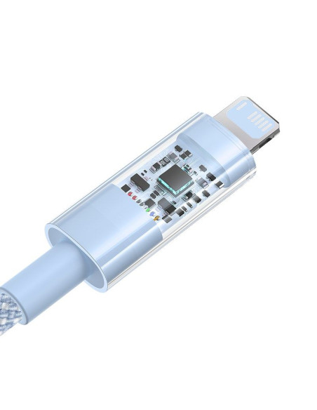 Kabel baseus gem 2.4a 2m (niebieski)