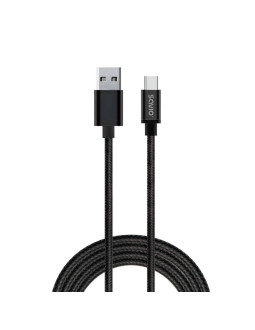 Kabel savio cl-129 (usb typu c - usb 2.0 typu a   2m  kolor czarny)