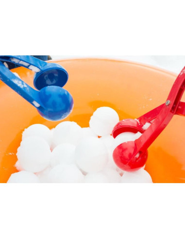 Śnieżkomat- snowball do robienia kulek śnieżnych pojedynczy różowy