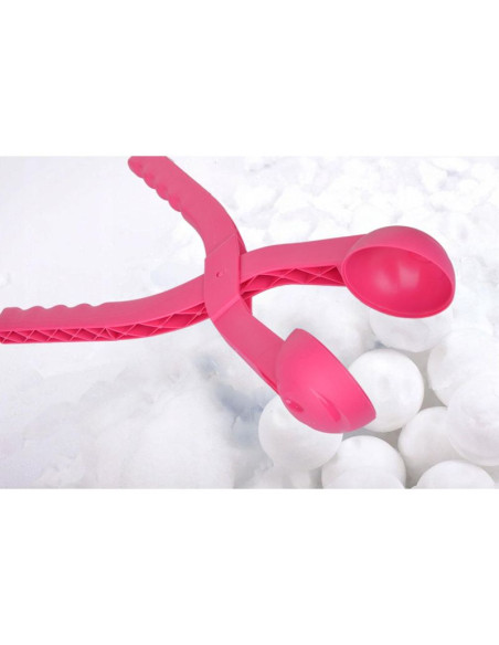 Śnieżkomat- snowball do robienia kulek śnieżnych pojedynczy różowy