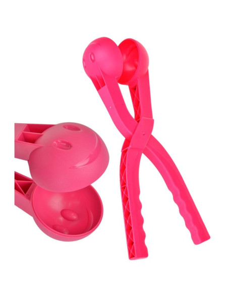 Śnieżkomat- snowball do robienia kulek śnieżnych pojedynczy różowy