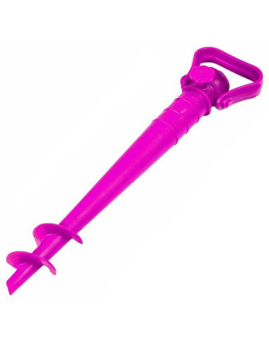 Baza mocowanie do parasola plastikowa wkręcana różowa