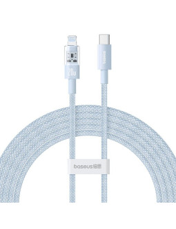 Kabel baseus gem usb c-ip 20w 2m (niebieski)