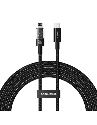 Kabel baseus gem usp c-ip 20w 2m (czarny)