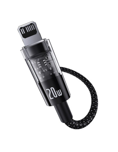 Kabel baseus gem usp c-ip 20w 2m (czarny)