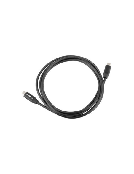 Lanberg kabel usb-c 2.0 m/m 1.8m premium qc 4.0 power delivery 60w czarny ca-cmcm-40cu-0018-bk