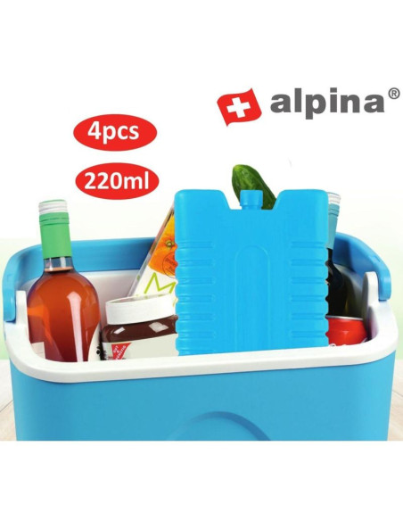 Wkład do lodówki 4x220ml niebieski