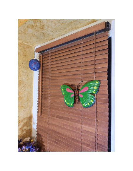 Motyl dekoracyjny 26cm zielony