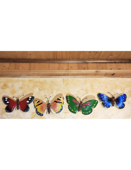 Motyl dekoracyjny 26cm zielony