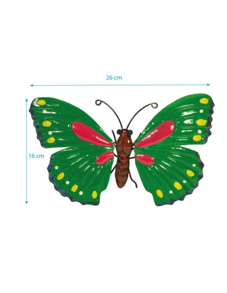 Motyl dekoracyjny 26cm zielony
