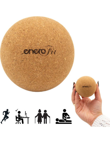 Piłeczka do masażu korkowa 6.5cm enero fit