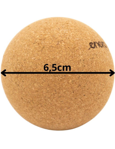 Piłeczka do masażu korkowa 6.5cm enero fit