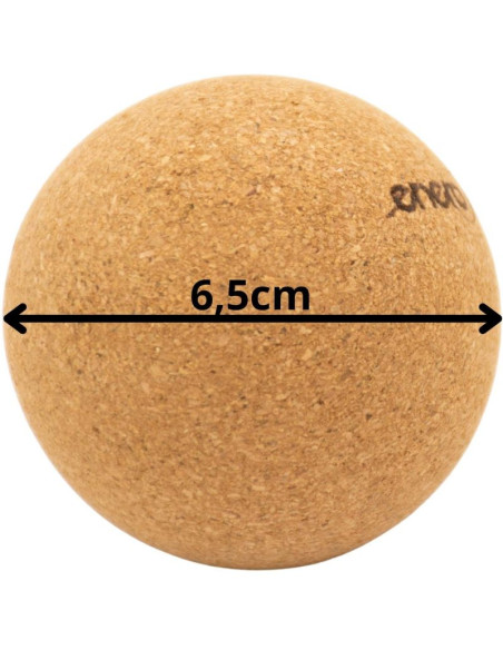 Piłeczka do masażu korkowa 6.5cm enero fit
