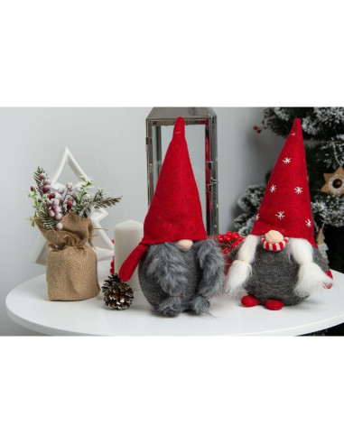 Skrzat krasnal gnom świąteczny 14x12x30cm