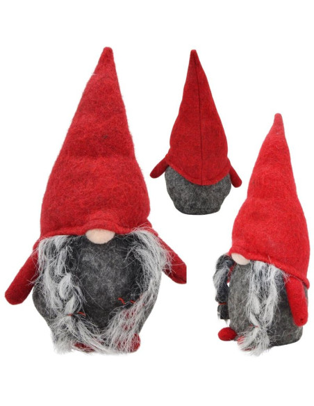 Skrzat krasnal gnom świąteczny 16x13x30cm