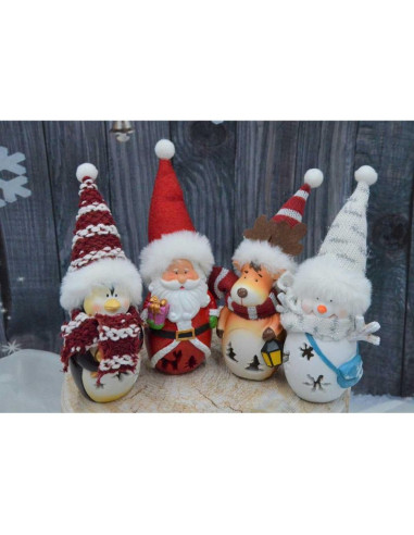 Figurka bałwanek led 7x6x16cm