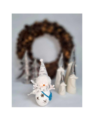 Figurka bałwanek led 7x6x16cm