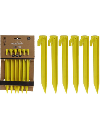 Śledzie do namiotu 23cm kpl. 6szt plastik redcliffs