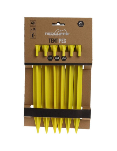 Śledzie do namiotu 23cm kpl. 6szt plastik redcliffs