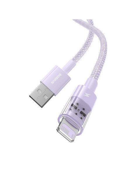 Kabel baseus gem 2.4a 2m (fioletowy)