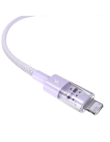 Kabel baseus gem 2.4a 2m (fioletowy)