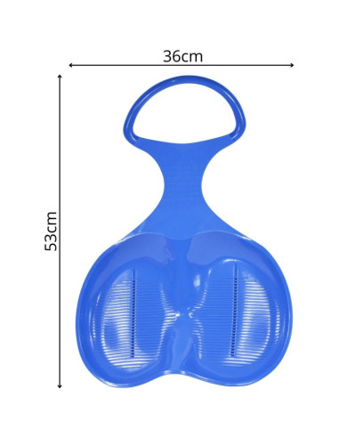 Ślizg jabłuszko zjazdowe big apple niebieski