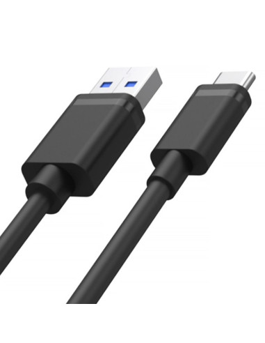 Unitek usb cable usb-a — usb-c 25cm, y-c480bk