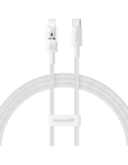 Kabel baseus gem usb c-ip 20w 1m (biały)