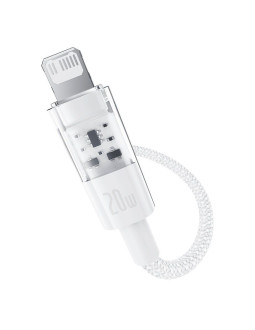 Kabel baseus gem usb c-ip 20w 1m (biały) 2