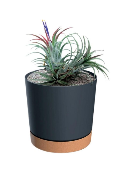 Doniczka tubo pm antracyt 18cm