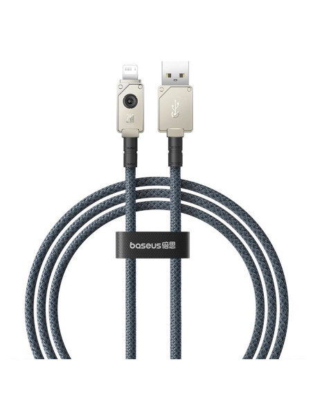 Kabel baseus unbreakable usb-ip 2.4a 1m (biały)