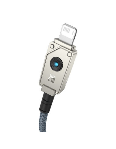 Kabel baseus unbreakable usb-ip 2.4a 1m (biały)