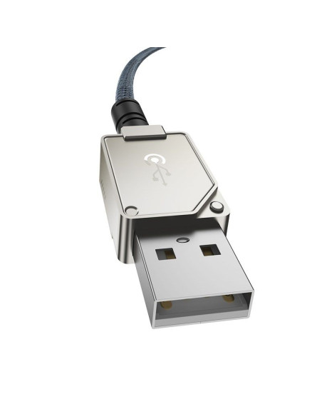 Kabel baseus unbreakable usb-ip 2.4a 1m (biały)