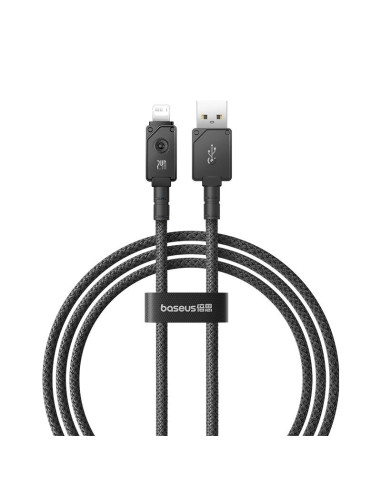Kabel baseus unbreakable usb-ip 2.4a 1m (czarny)