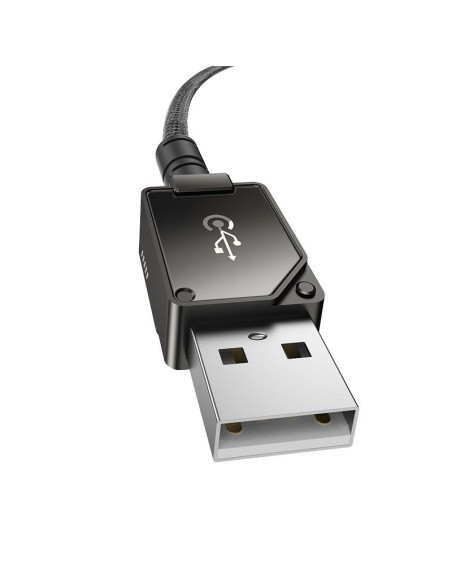 Kabel baseus unbreakable usb-ip 2.4a 1m (czarny)